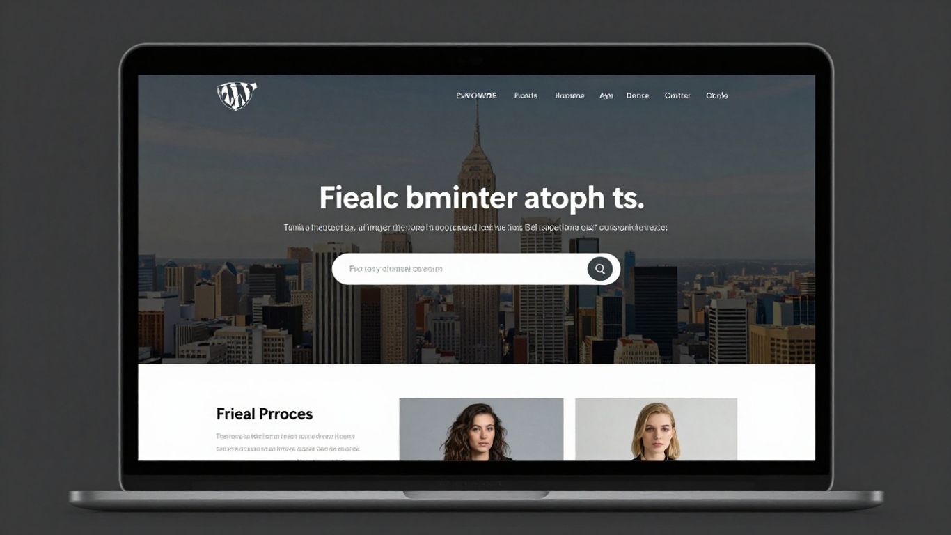 Thème WordPress Inspiro avec photo en arrière-plan