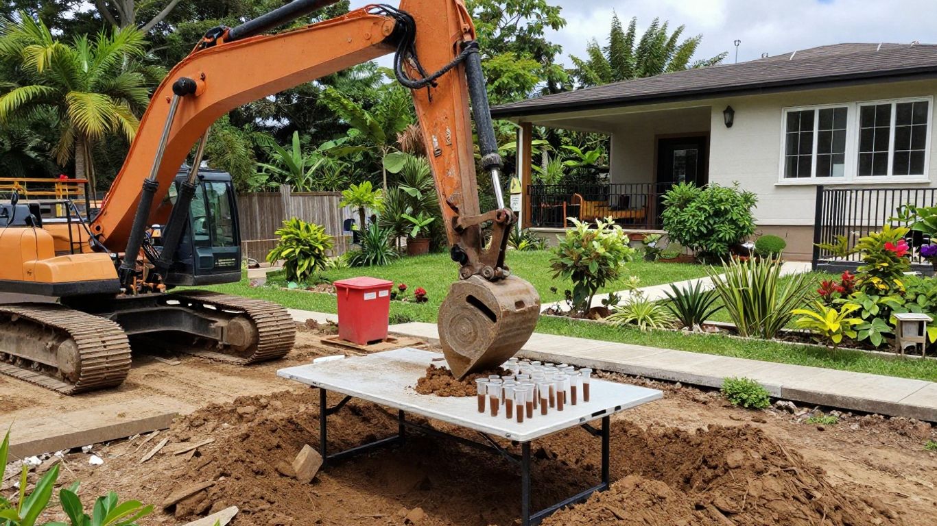 Testing soil samples for stability
