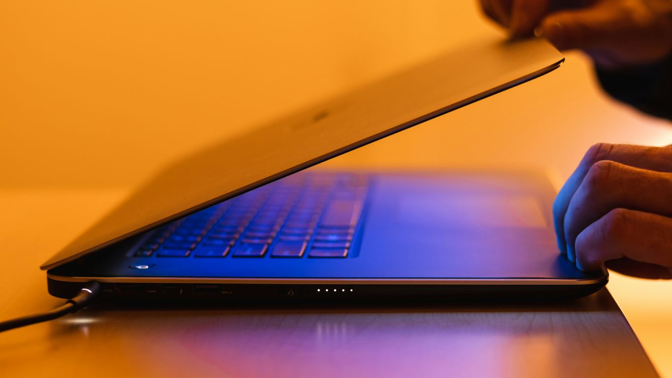 Architecture tools displayed on a laptop screen