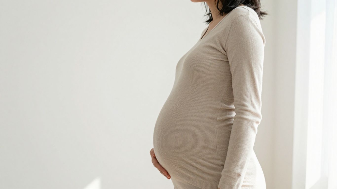 Cuerpo materno en gestación avanzada