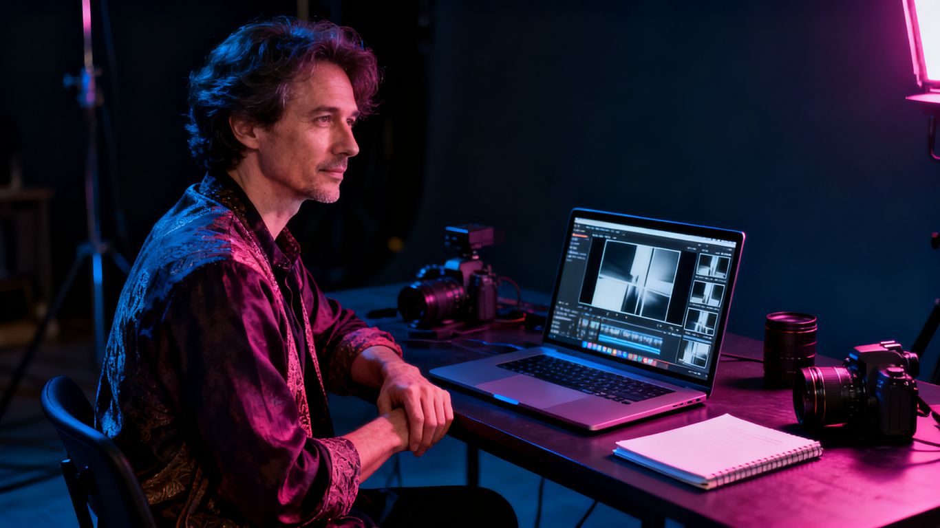Adult creator planning a cinematic AI video