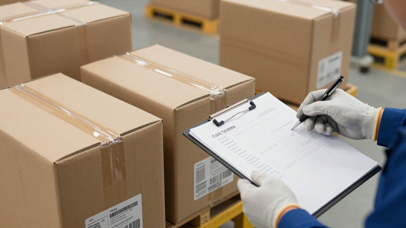 Documents and cartons checked before export