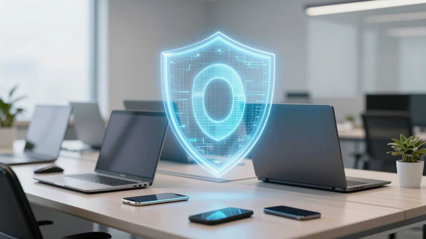 Modern devices secured by Microsoft Intune management.