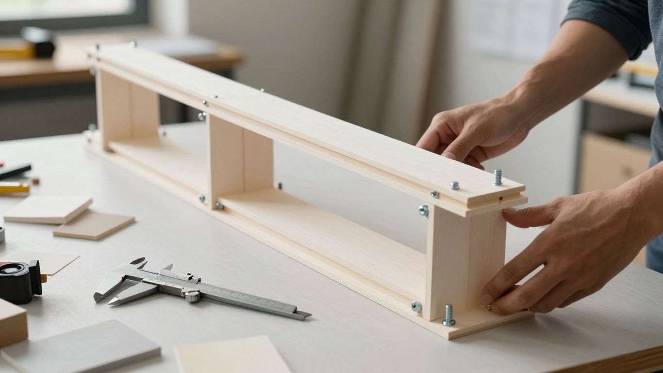 Engineer reviewing nonlinear structural model