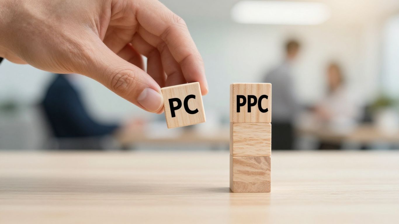 Building blocks forming a PPC strategy for Amazon growth.