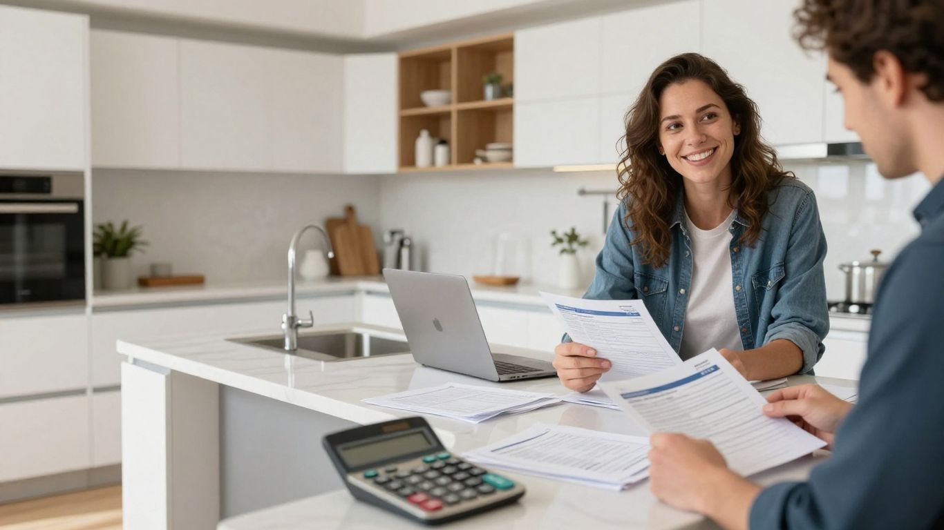 Home renovation with loan options.