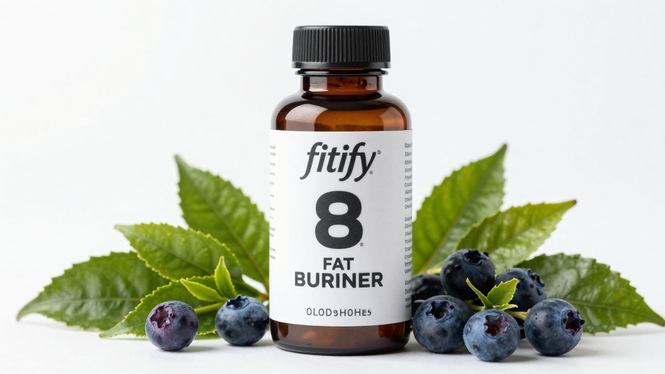 Fitify Fat Burner bottle with natural ingredients.
