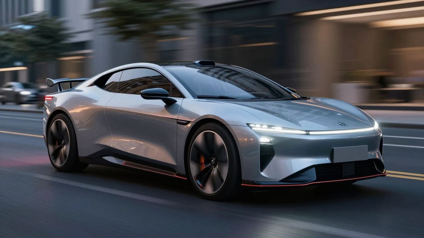 Smart #5 Elektroauto in dynamischer Aufnahme