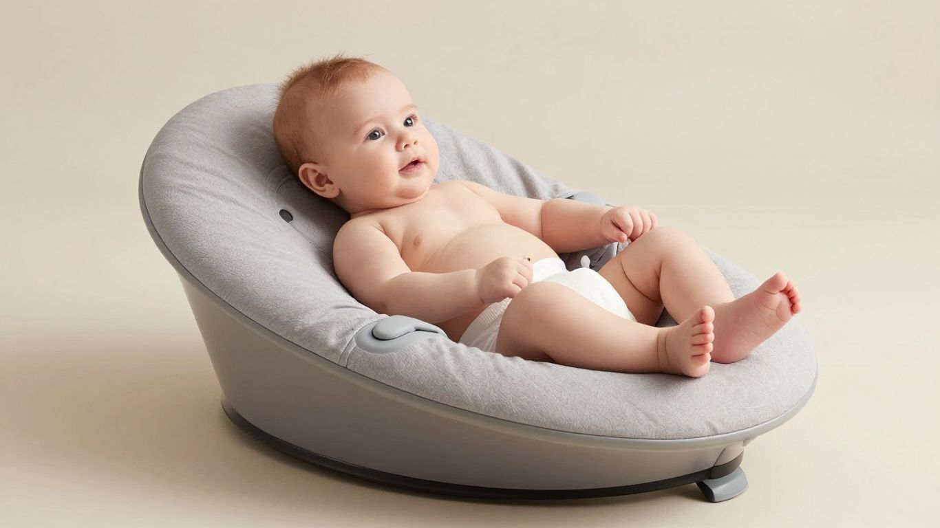 Hamaca Bliss de Babybjörn con un bebé.