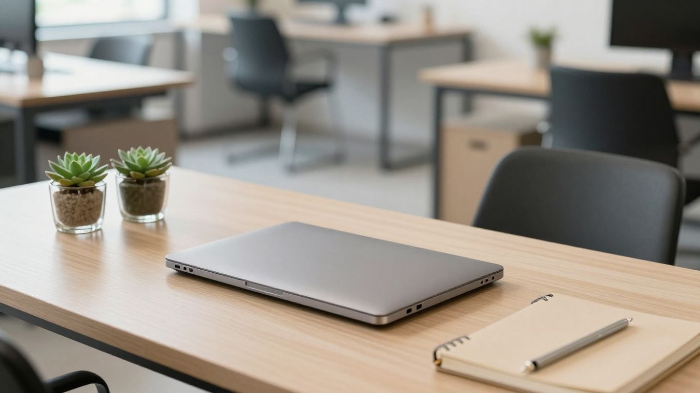 Modern professional e-commerce workspace with minimal aesthetics