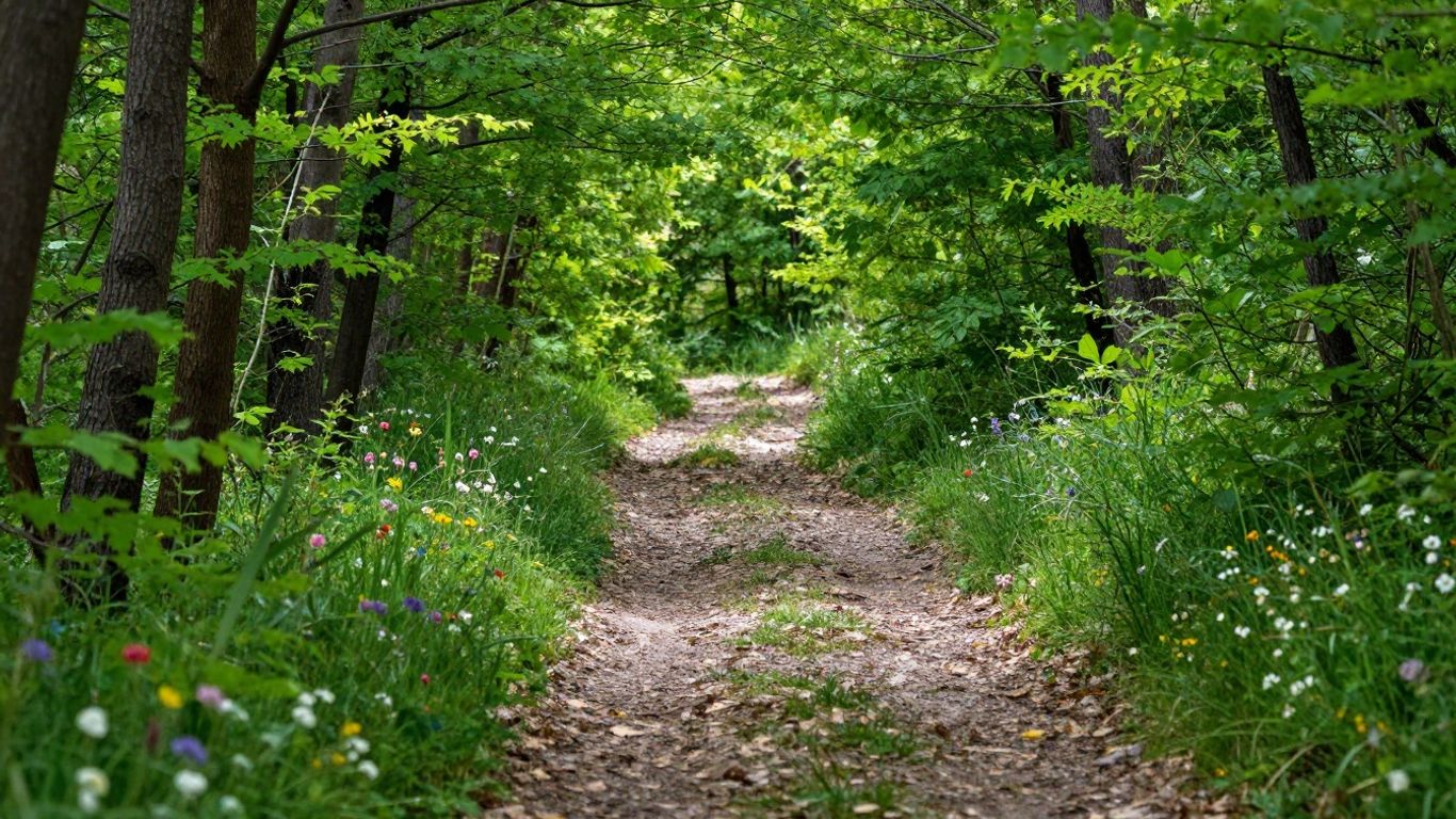 Beginner affiliate marketing journey path illustration