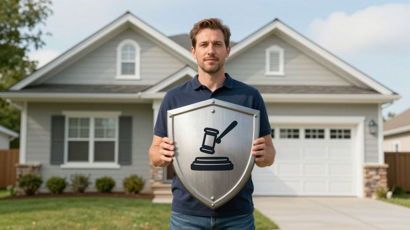 Casa protegida con seguro de defensa jurídica.