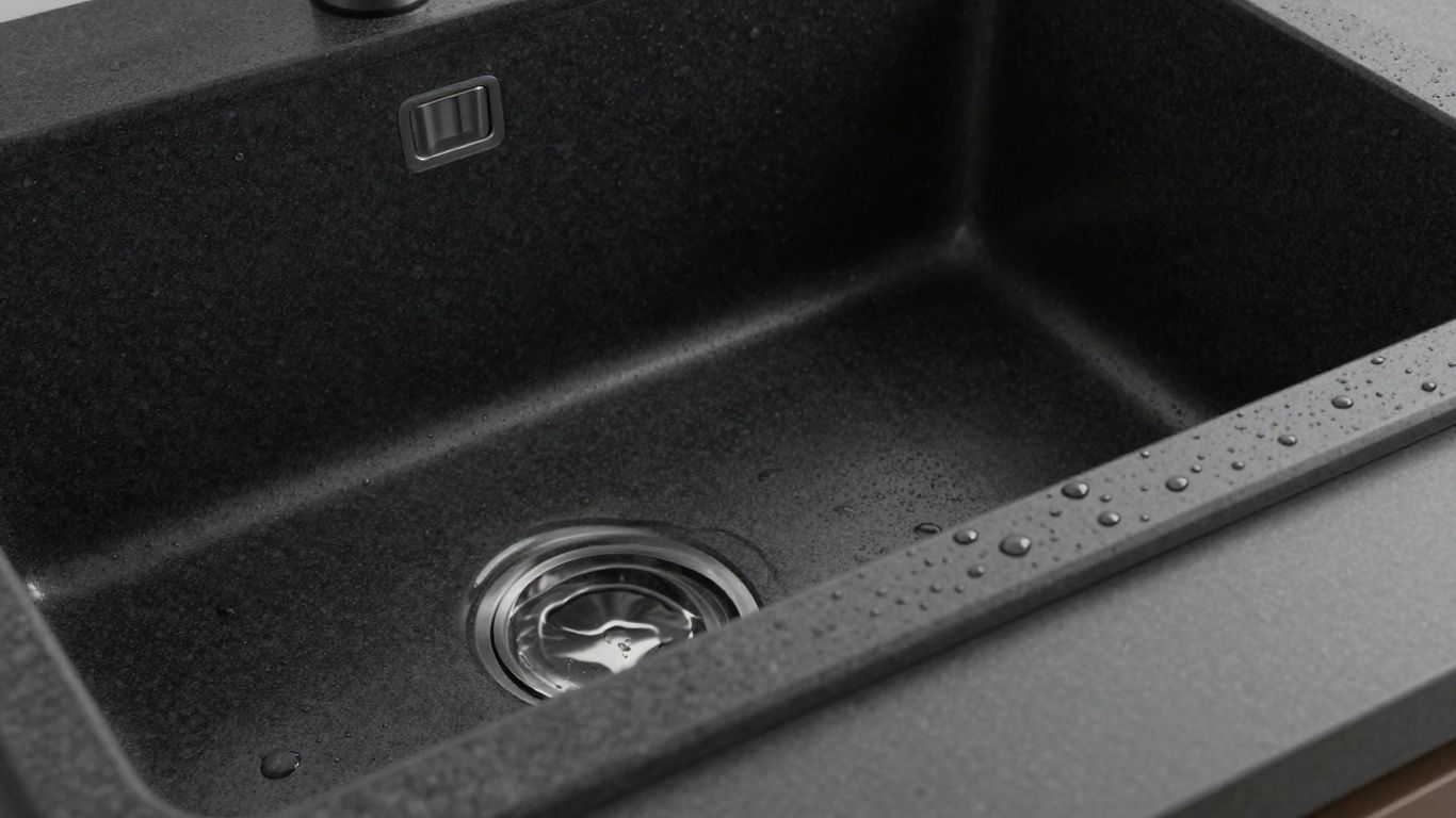 Modern granite composite kitchen sink