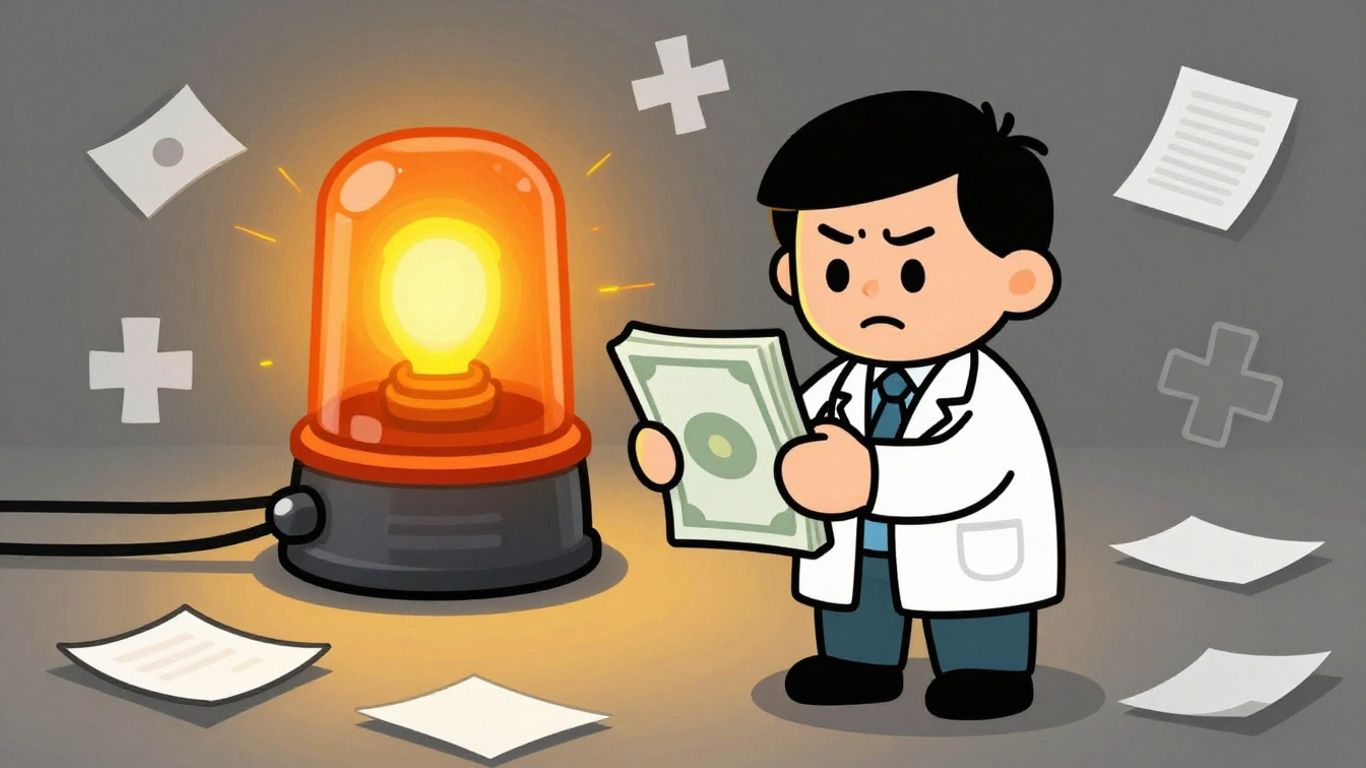 Doctor worried about medical bills