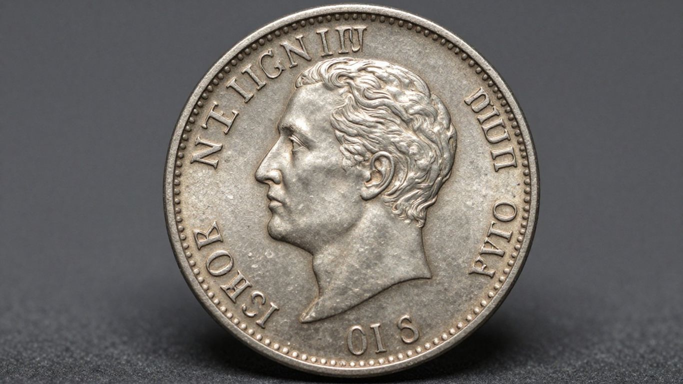 A close up shot of a rare nickel
