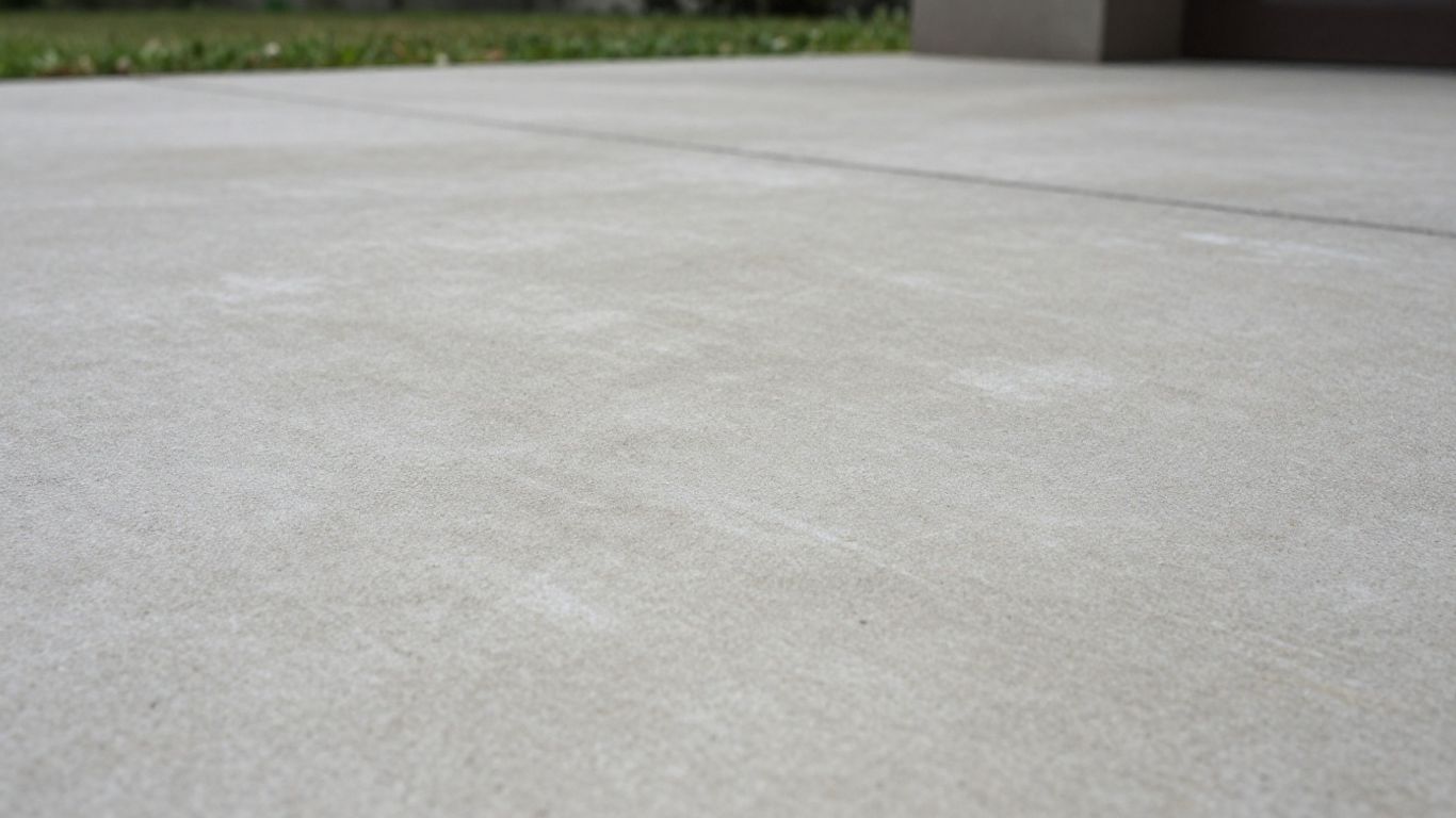 Concrete surface showing a subtle sealed finish