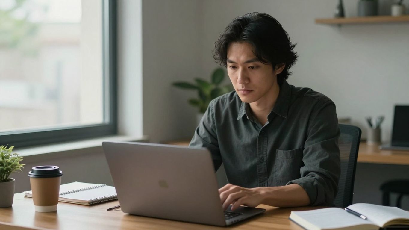 Trader reviewing a futures evaluation at desk