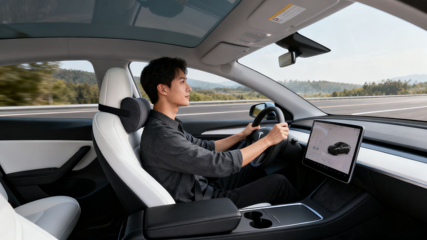 Tesla Neck Pillow Fit Guide: Positioning Support Without Pushing Your Head Forward