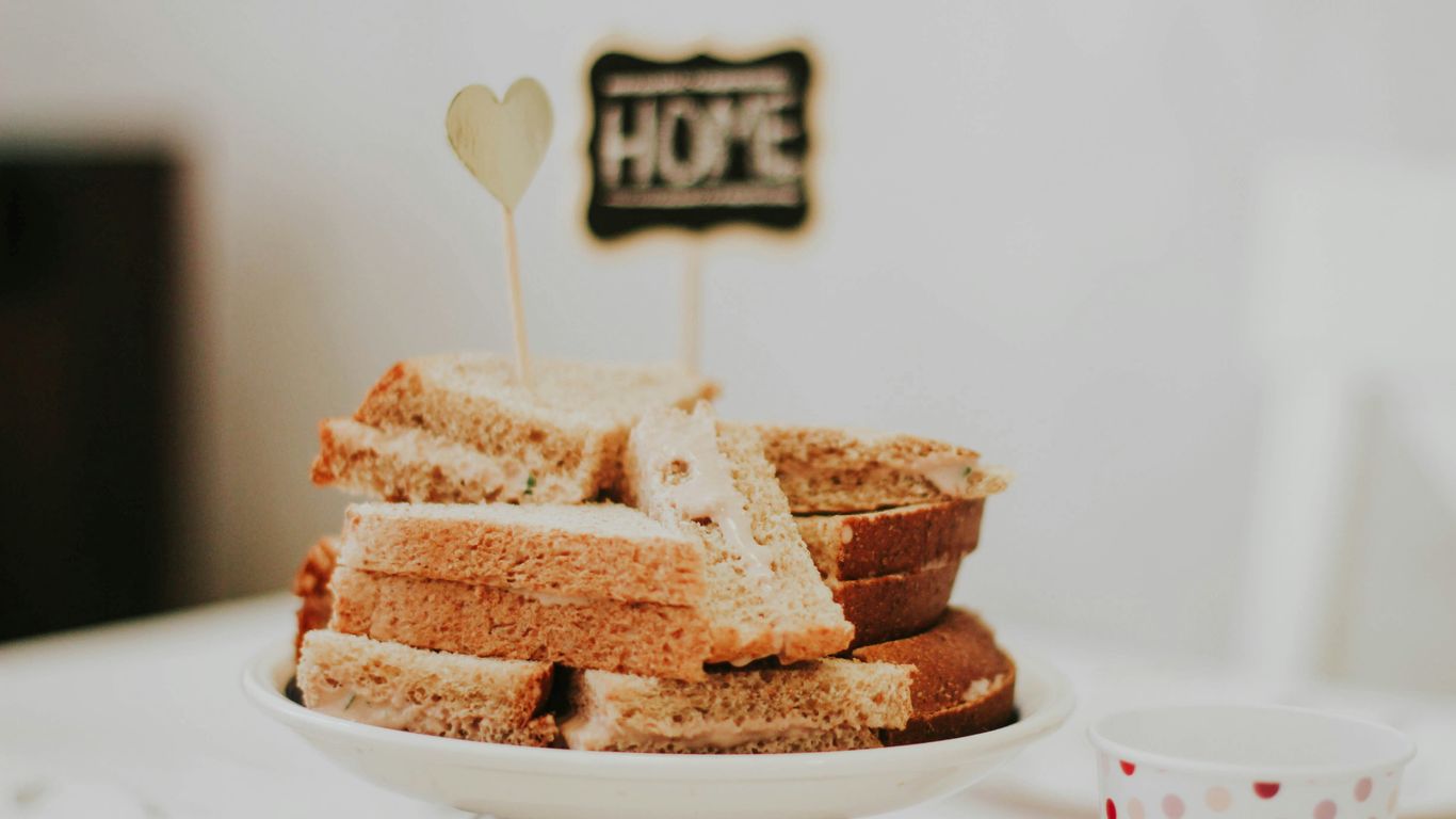 brown and white cookies on white ceramic plate