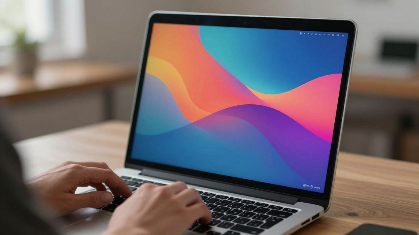 Merlin AI chat assistant interface on a laptop.