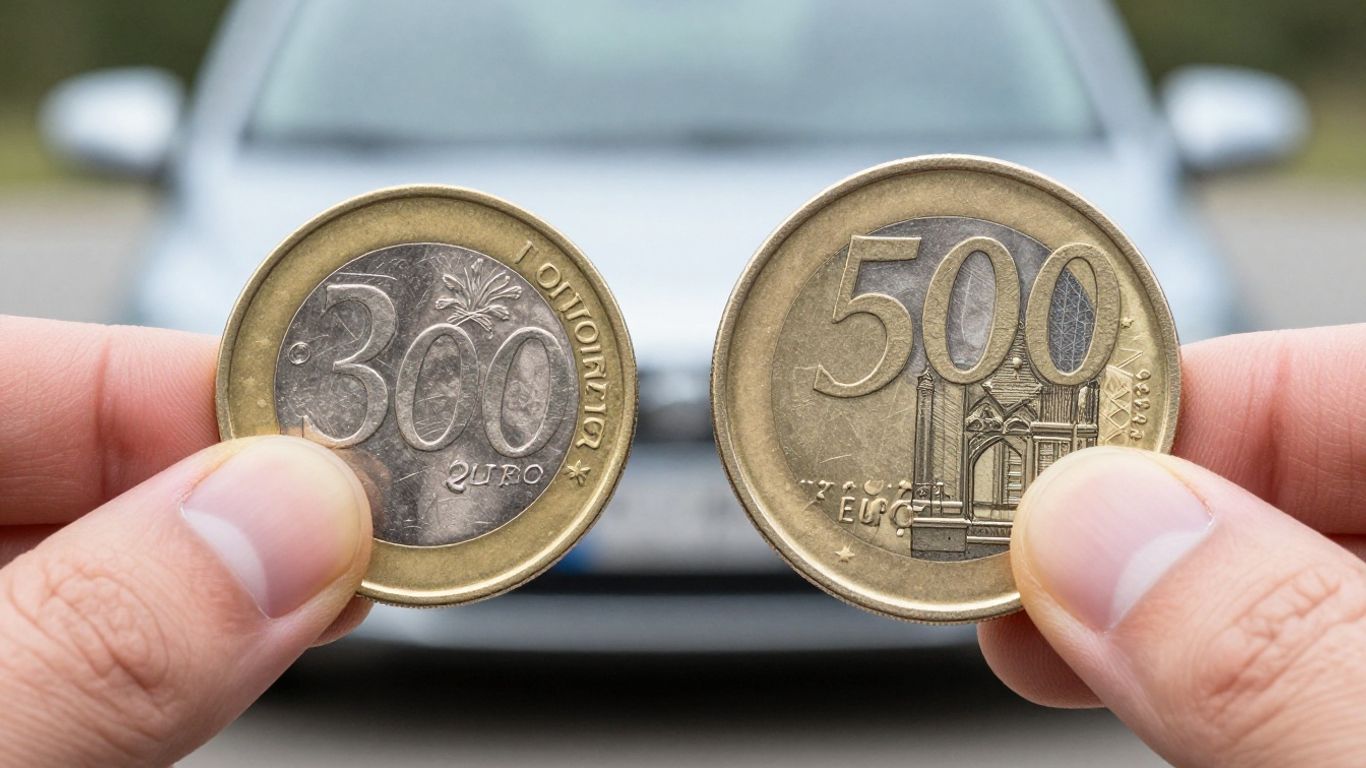 Franquicia de 300€ o 600€ en el seguro de coche: ¿cuál elegir?