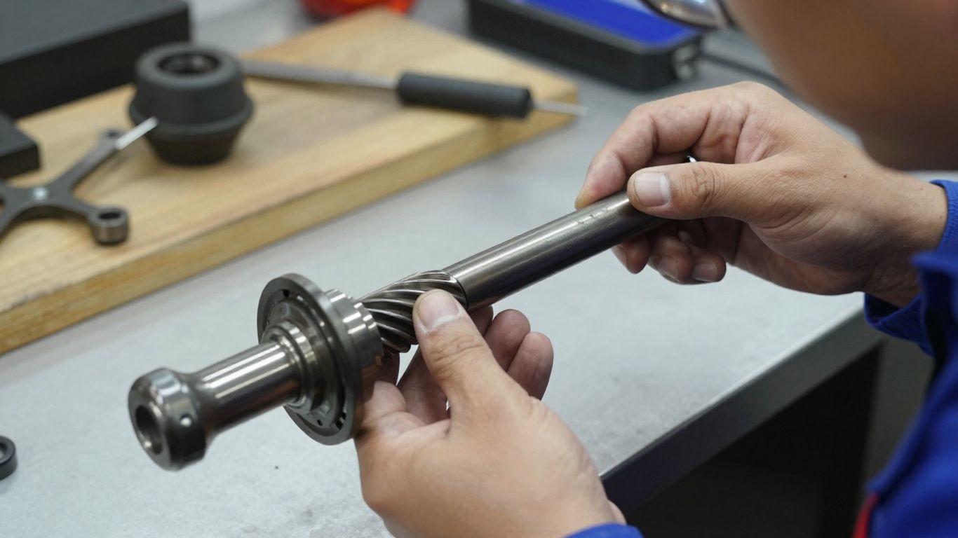 Inspecting used automotive axle assembly