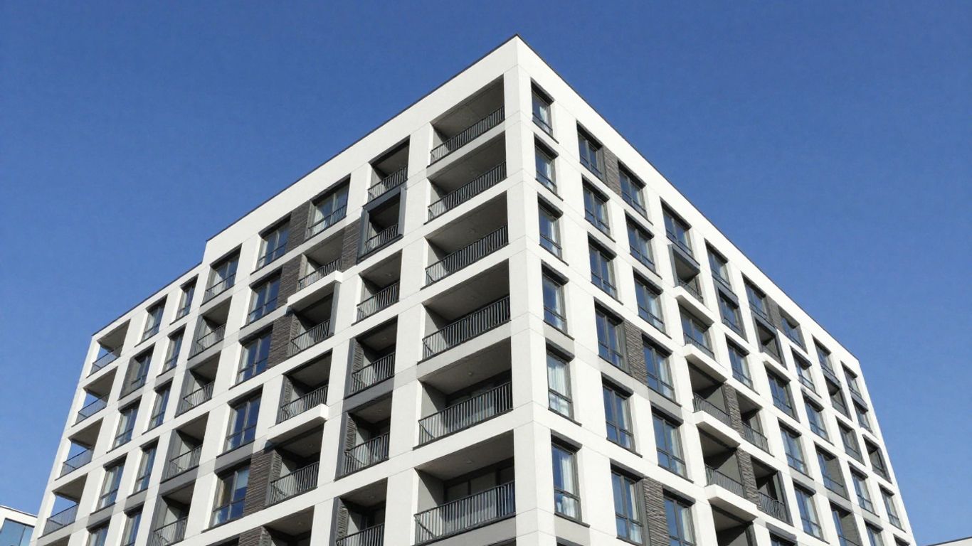 A modern apartment complex architecture