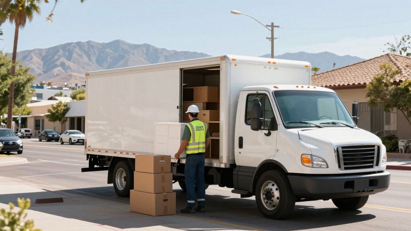 El Paso corporate moving crew loading truck
