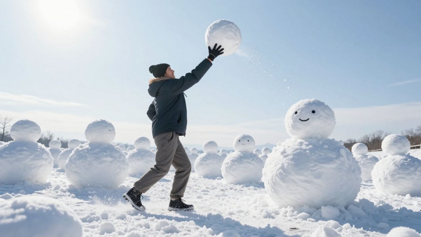 Bola de nieve creciendo y aplastando deudas.