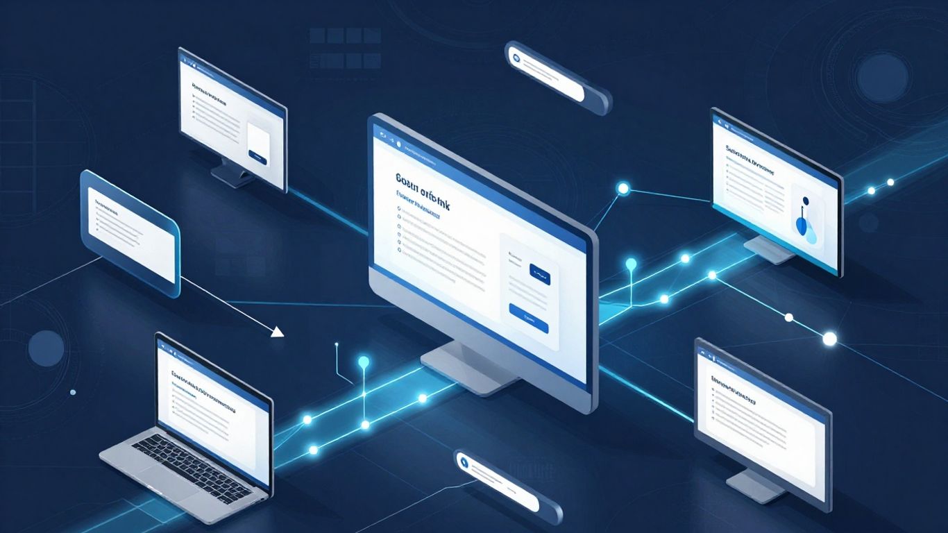 Web design and SEO working together for online success.