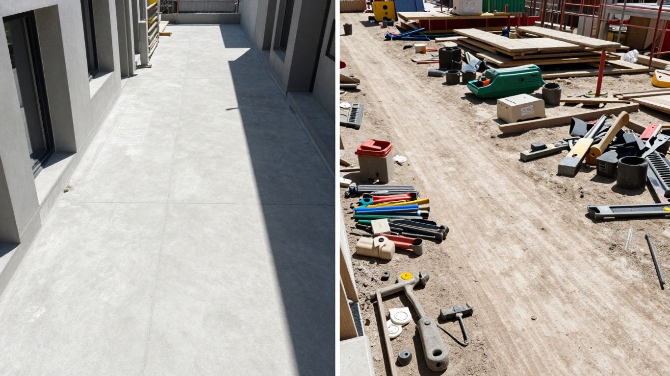 Installazione semplificata confrontata con un'installazione regolamentata.