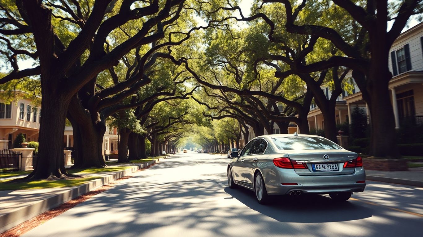 Charleston historic street view