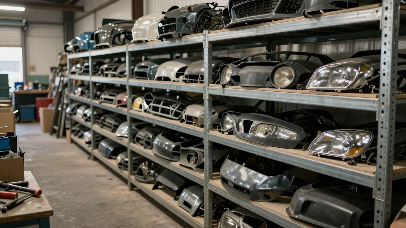 Sourcing recycled components from automotive inventory