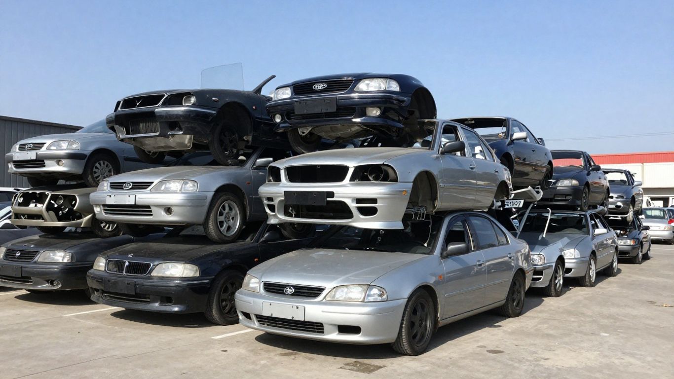 Sourcing recycled components from automotive yards
