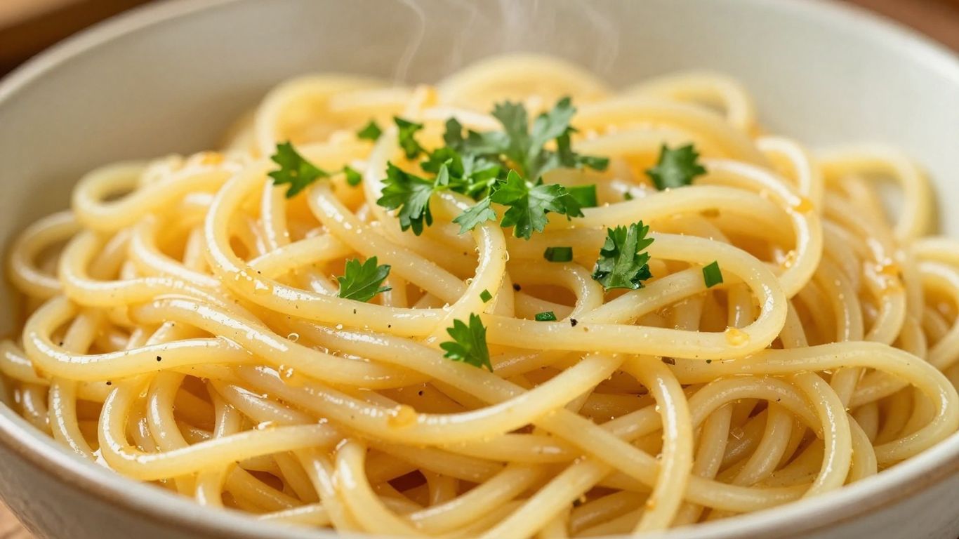 Bowl of delicious gluten-free egg noodles