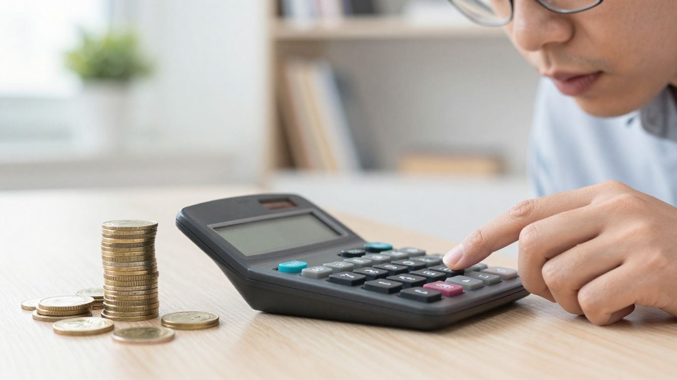 Person considering loan payment options