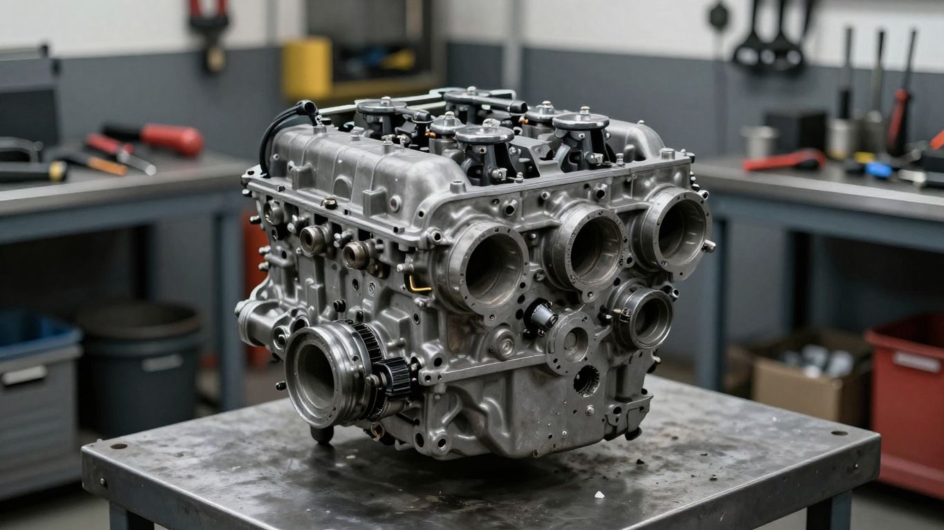 Quality inspection of salvaged car engine