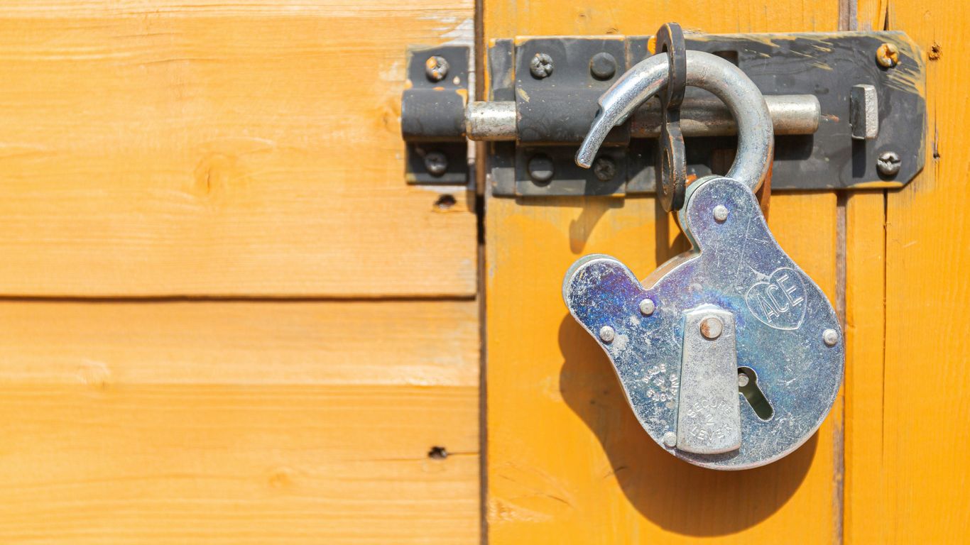 Locking mechanism on display