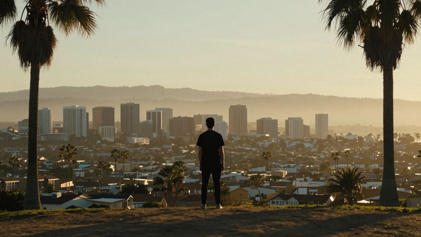 California entrepreneur looking towards a bright future.