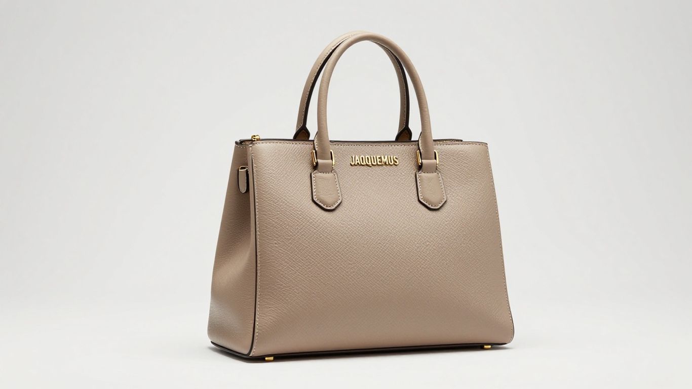 Elegant Jacquemus handbag on a clean background.
