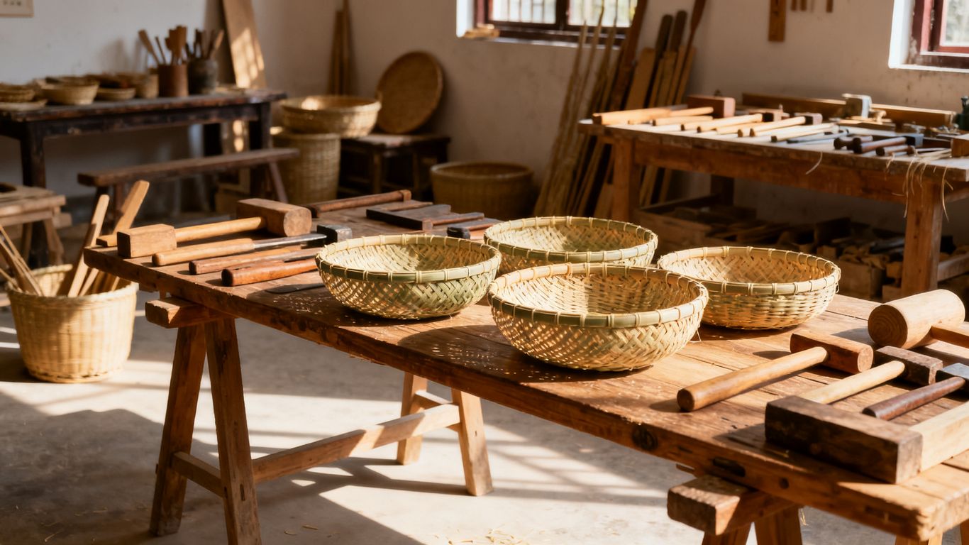 Artisans working in the city