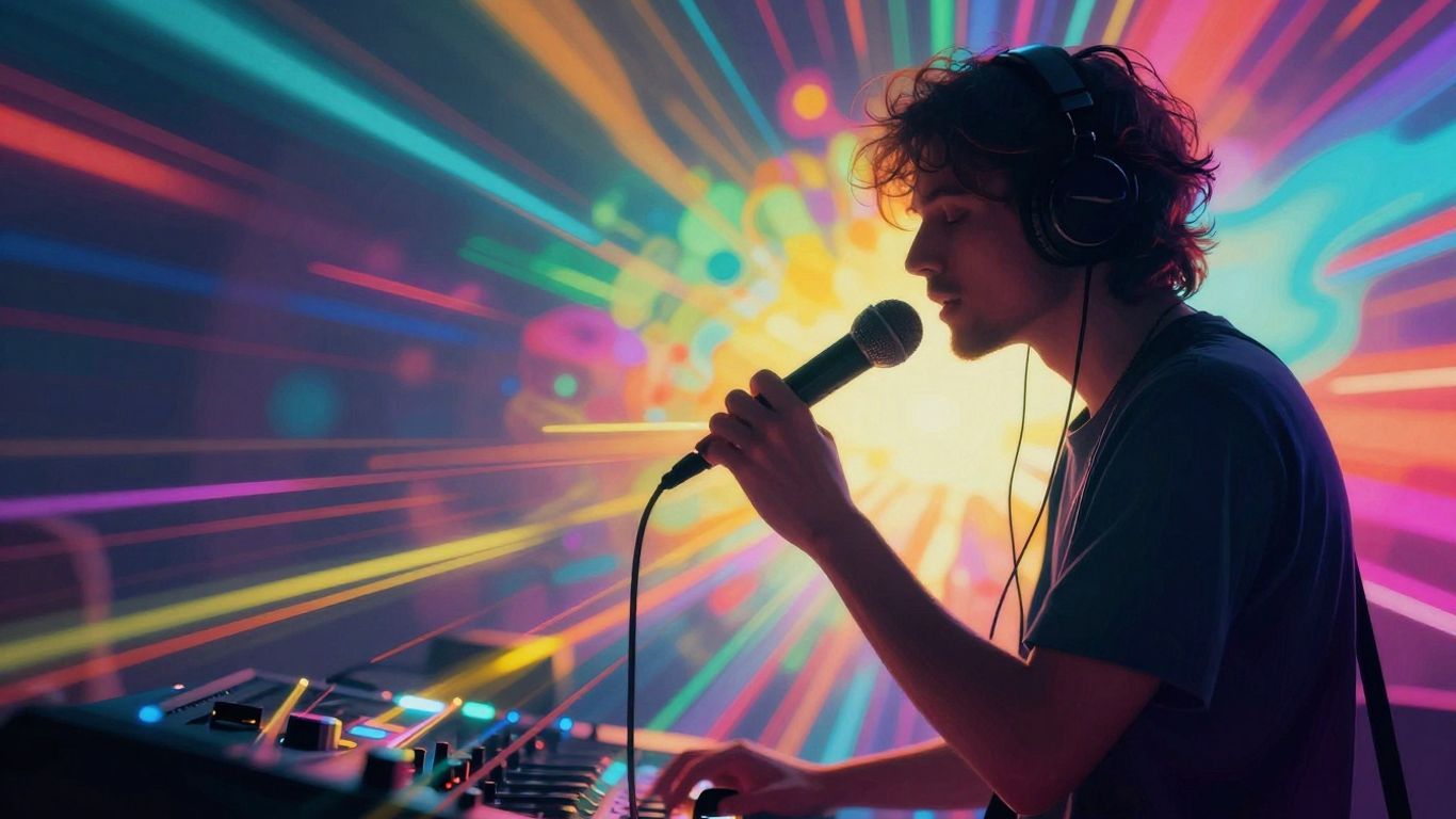 AI music video visuals