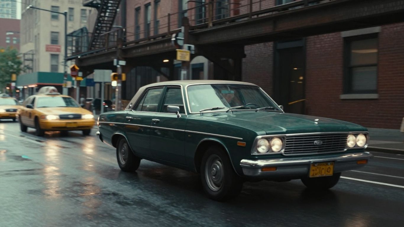 A gritty car chase through New York streets