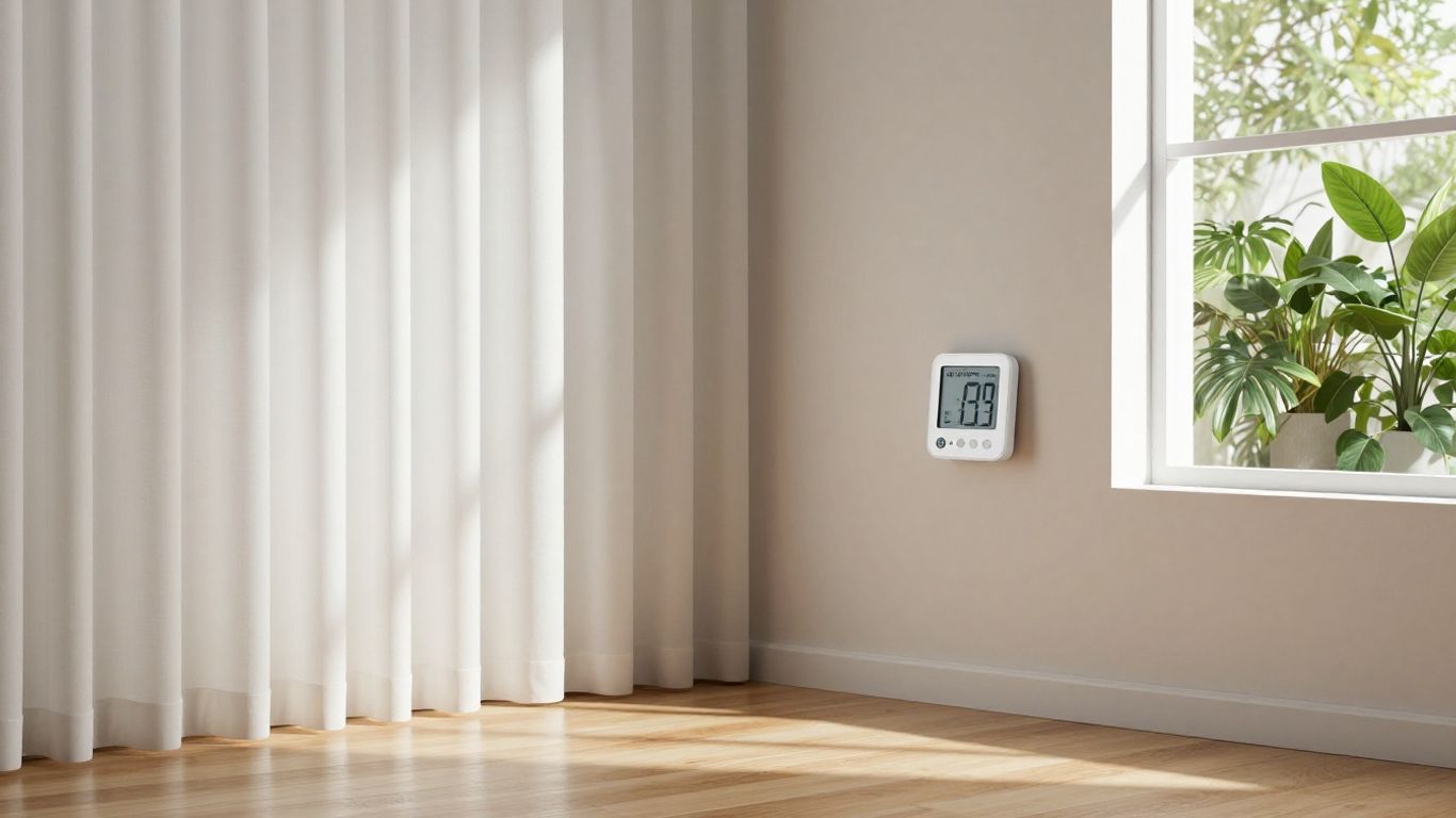 Interior view of modern home air equipment