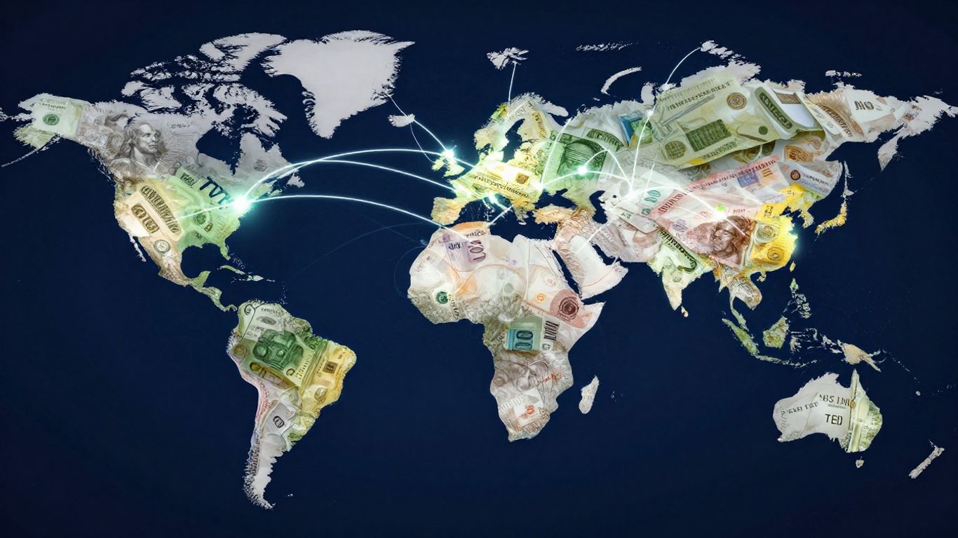 Global currency exchange and financial centers
