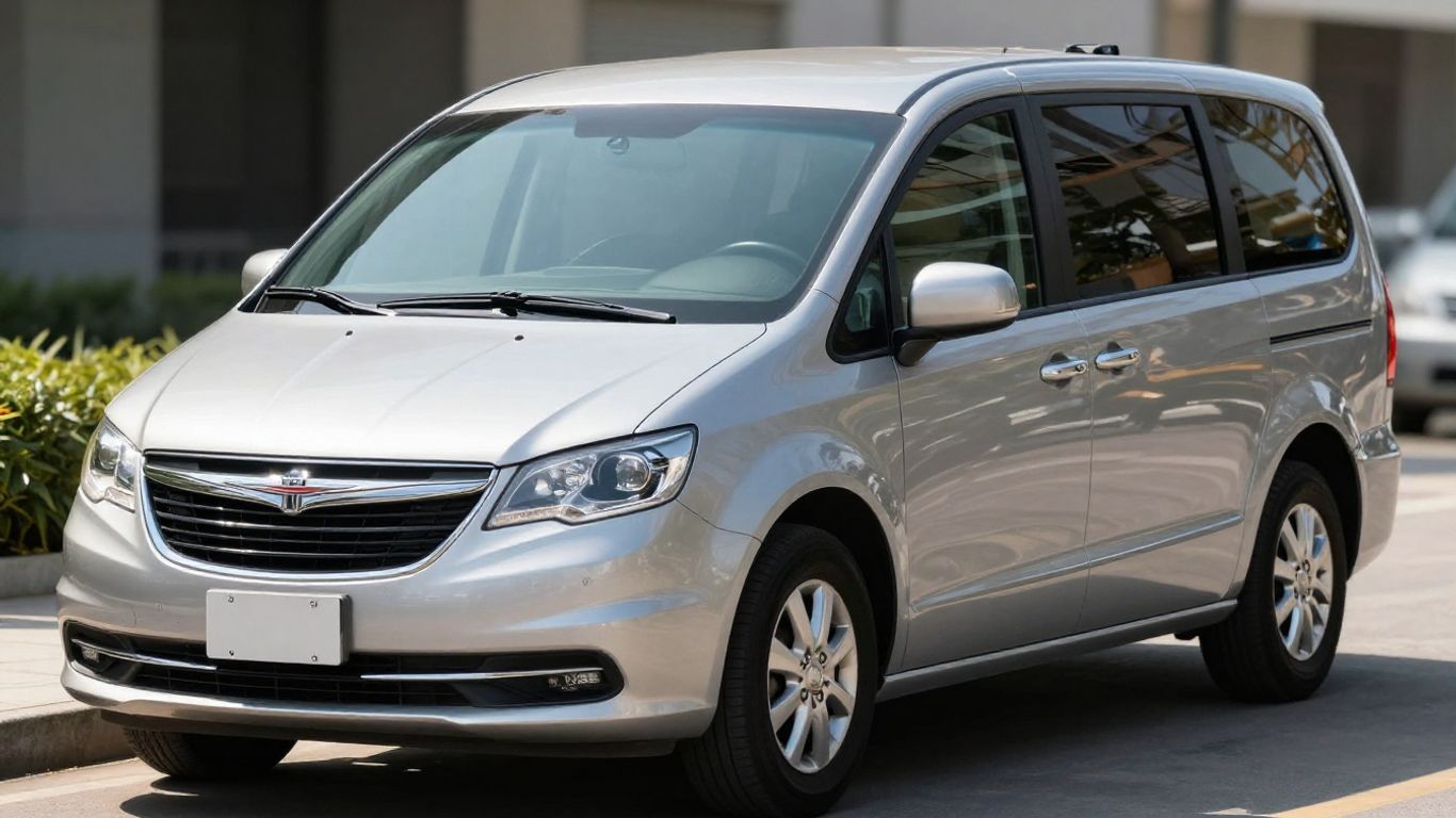 Chrysler Voyager minivan parked outdoors