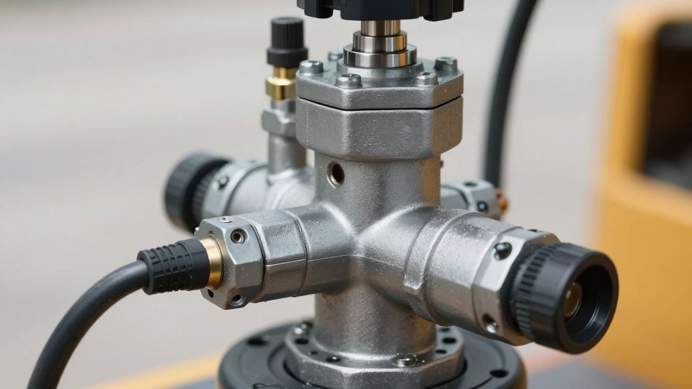 วาล์วไฮดรอลิกรถโฟล์คลิฟท์ ส่วนประกอบและหน้าที่