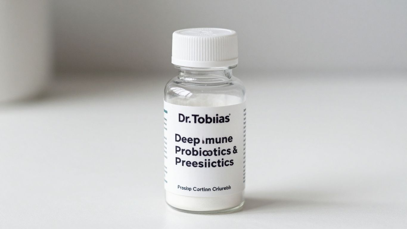 Dr. Tobias Deep Immune Probiotics & Prebiotics bottle