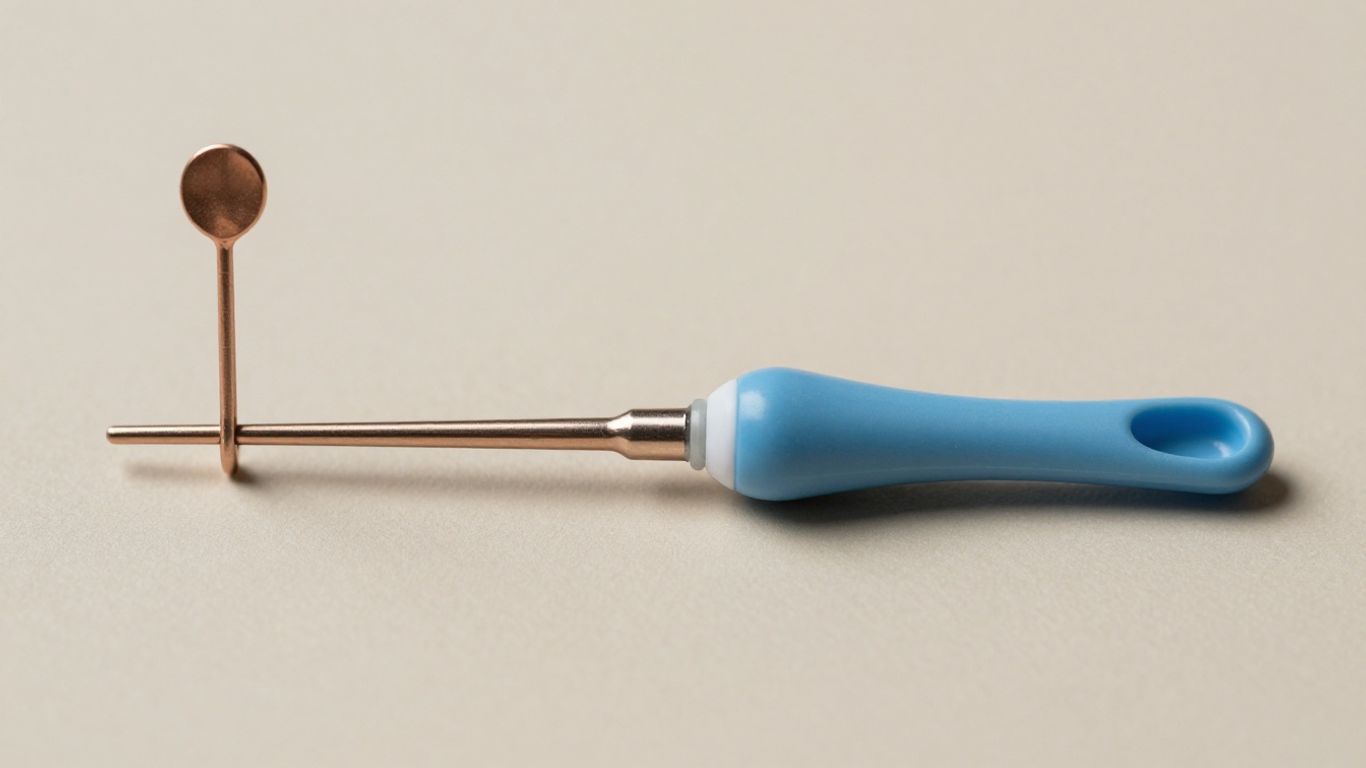 DIU de cobre e DIU Mirena lado a lado.