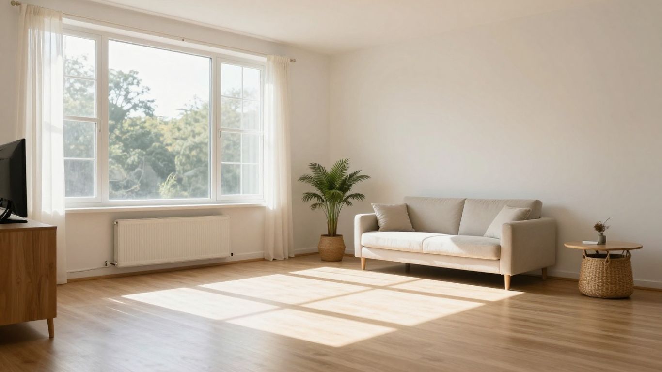 Bright, clean home interior, free of mold.